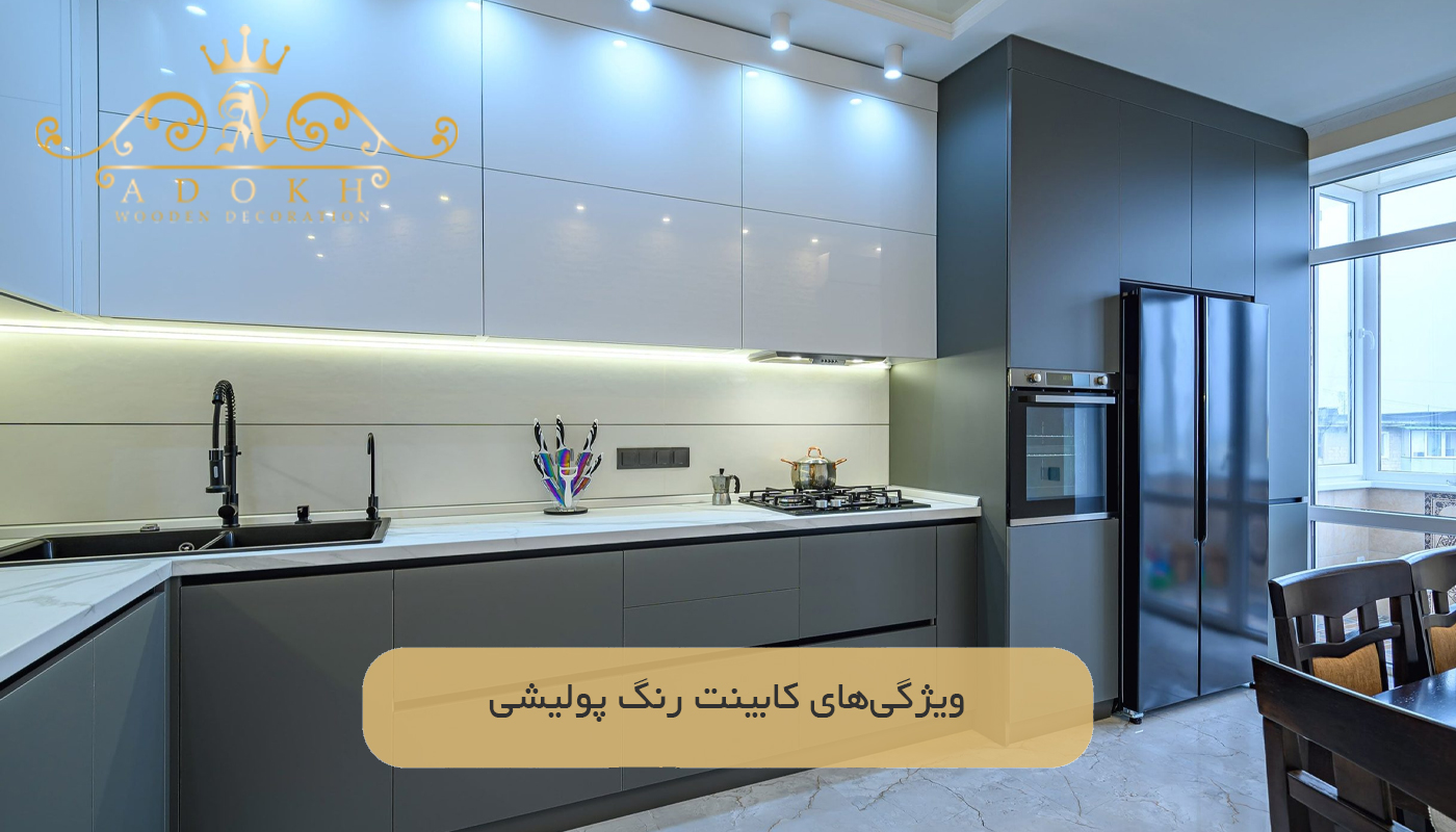 ویژگی‌های کابینت‌ رنگ پولیشی