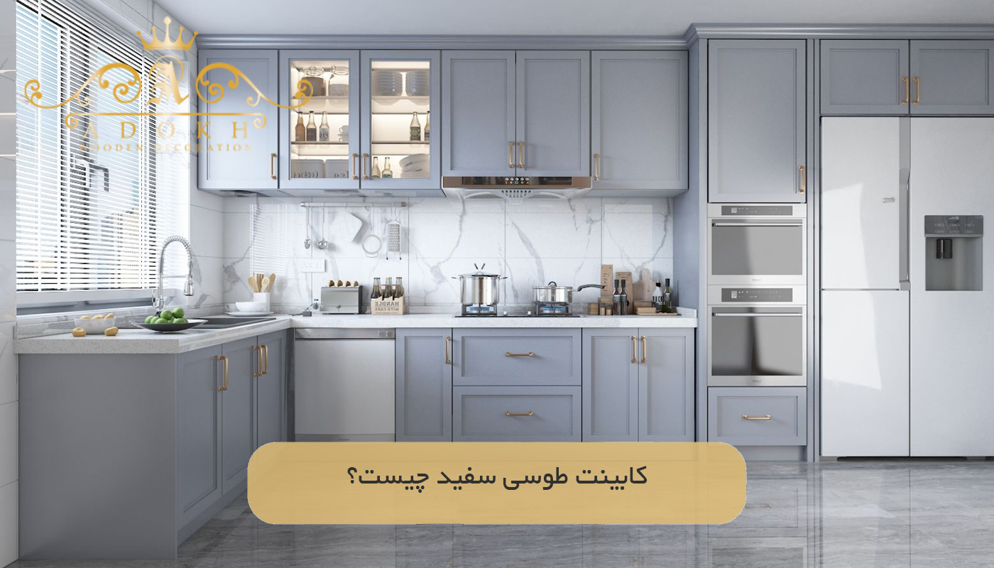 کابینت طوسی سفید چیست؟
