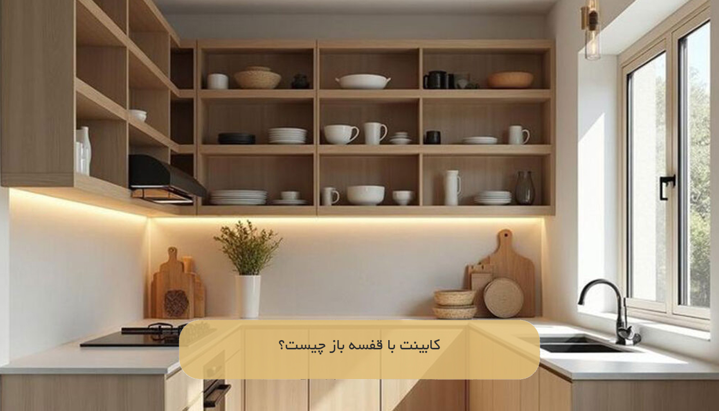 کابینت با قفسه باز چیست؟