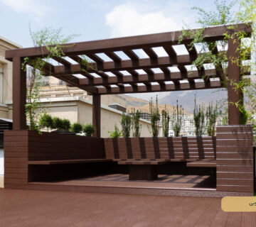 روف‌ گاردن چوبی