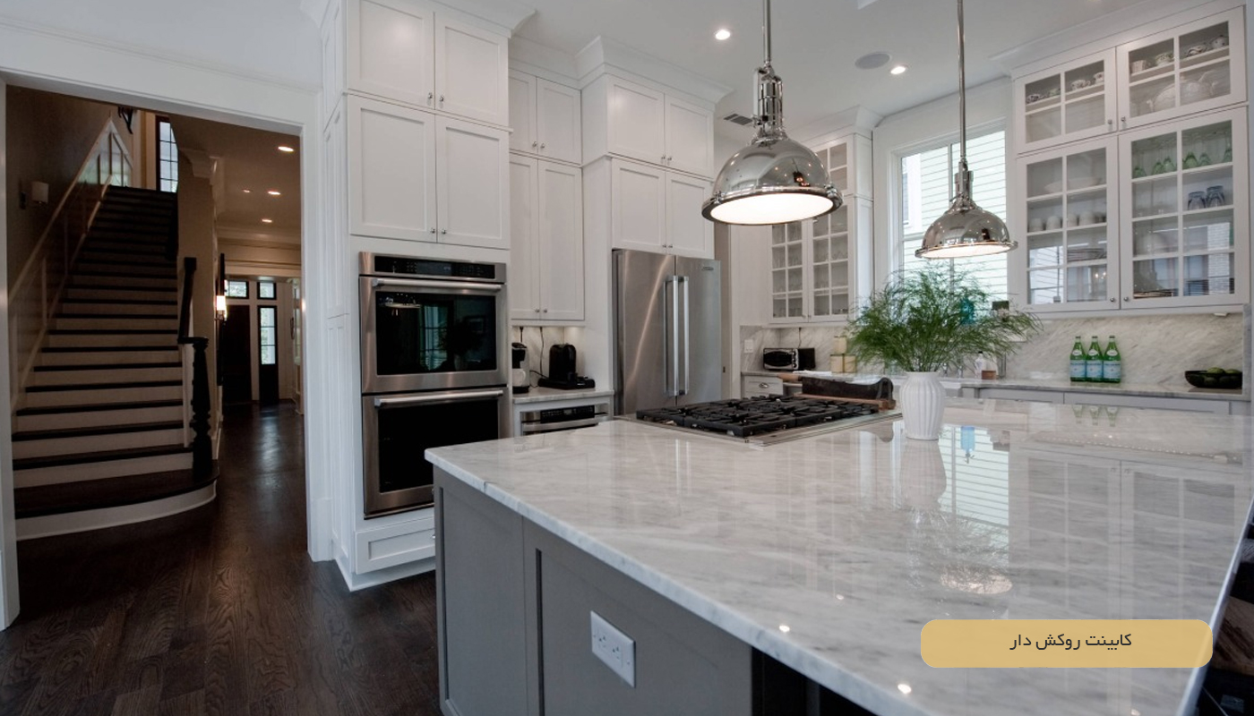 کابینت روکش دار