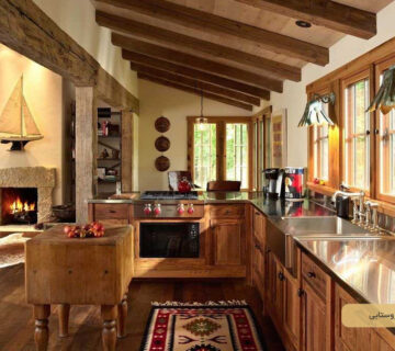 کابینت آشپزخانه روستایی