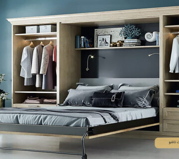 کمد دیواری با تخت تاشو