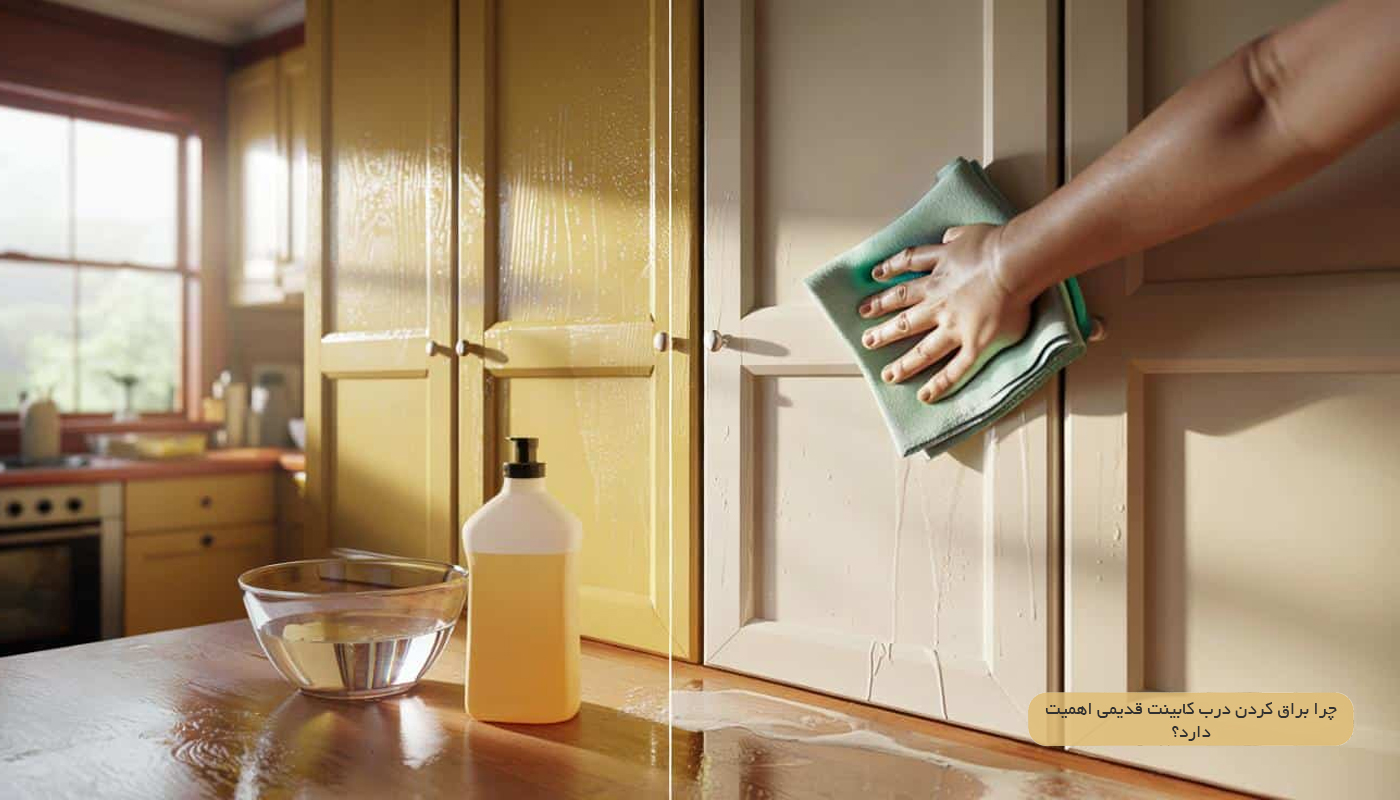 چرا براق کردن درب کابینت قدیمی اهمیت دارد؟